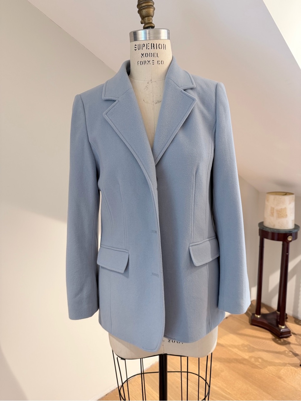 Tribal Light Blue Tailored Women's Blazer Jacket